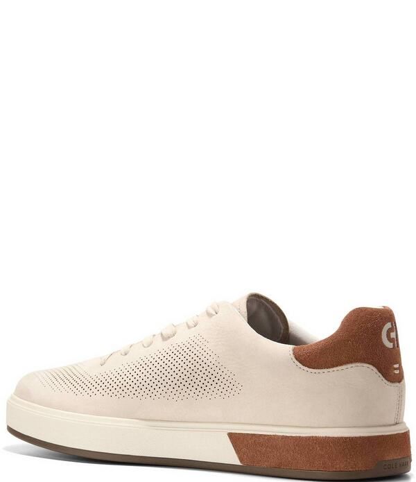 コールハーン メンズ シューズ スニーカー Cole Haan Mens GrandPro Angleace Perforated Nubuck Sneakers AngoraBritish TanI