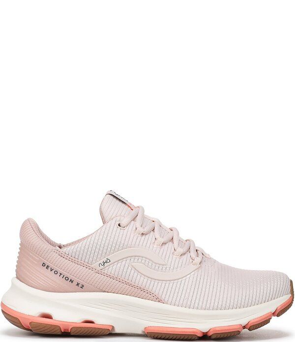 ライカ レディース シューズ スニーカー メッシュ Ryka Womens Devotion X 2 Mesh Fitness Walking Sneakershell Pink ピンク