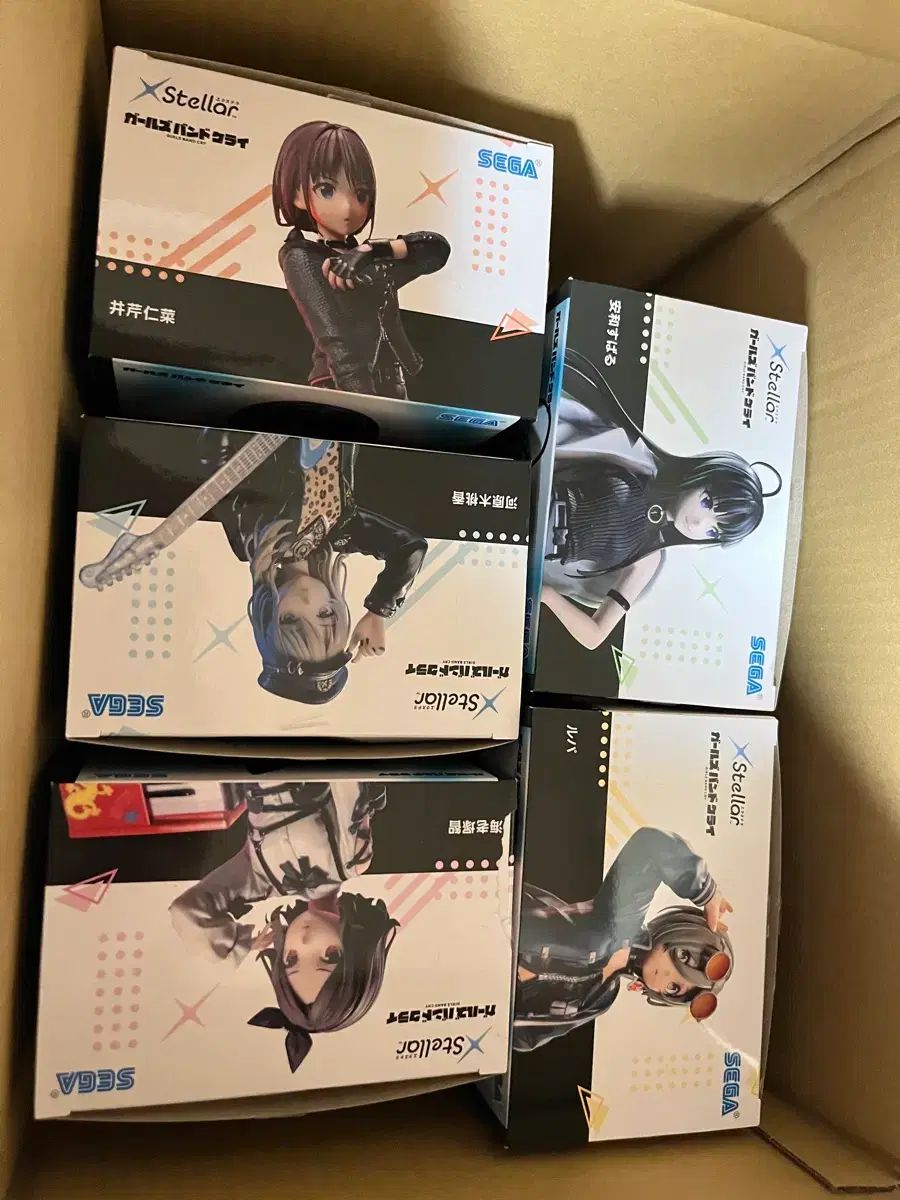 (送料込み 6) xstellar ガールズバンドクライ フィギュア 5種 まとめ