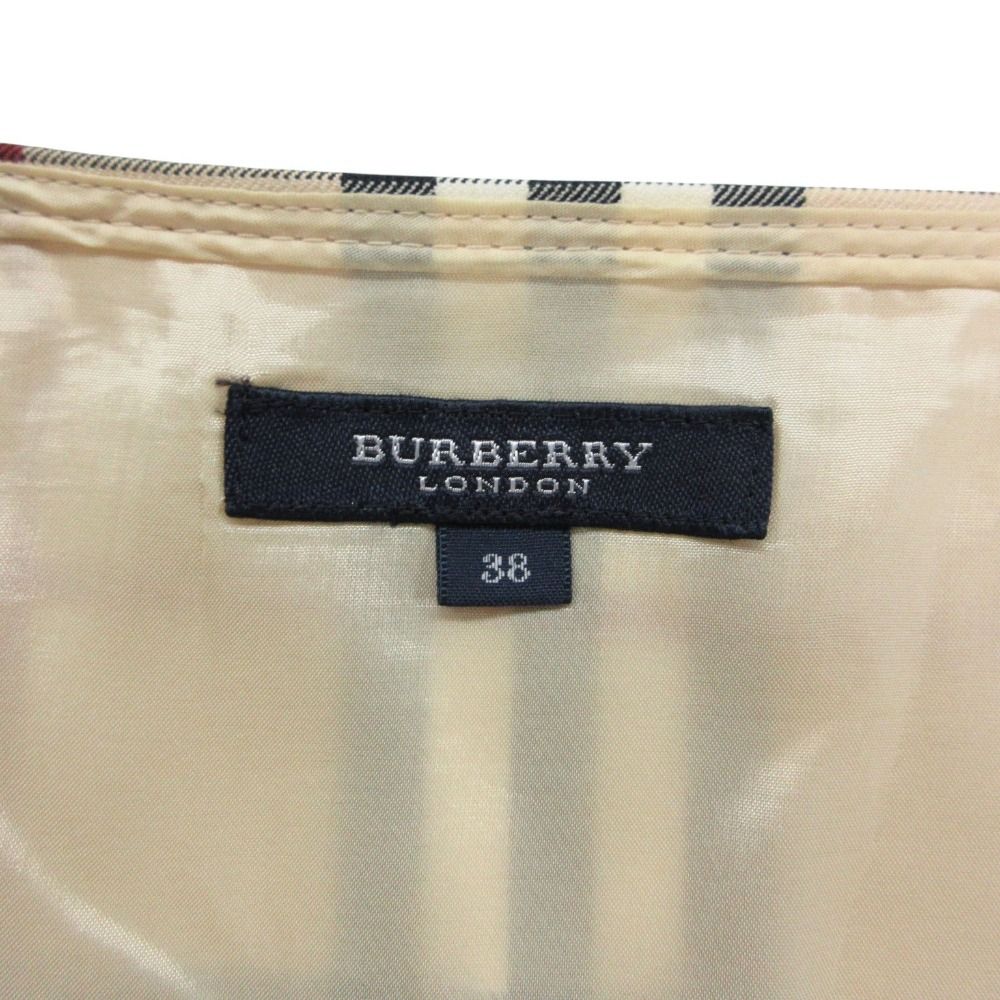 美品 BURBERRY LONDON バーバリーロンドン スカート ノバチェック柄