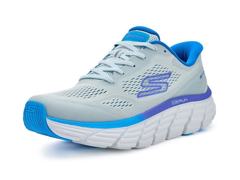 スケッチャーズ レディース シューズ スニーカー Skechers Max Flex Slipins Light Blue ブルー