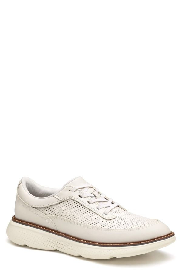 ジョンストンアンドマーフィー メンズ シューズ オックスフォード レザー Johnston Murphy Hayden Stretch UThroat Leather Oxford White Ful
