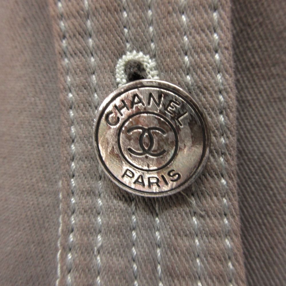 CHANEL シャネル ノーカラージャケット ヴィンテージ ココマークボタン