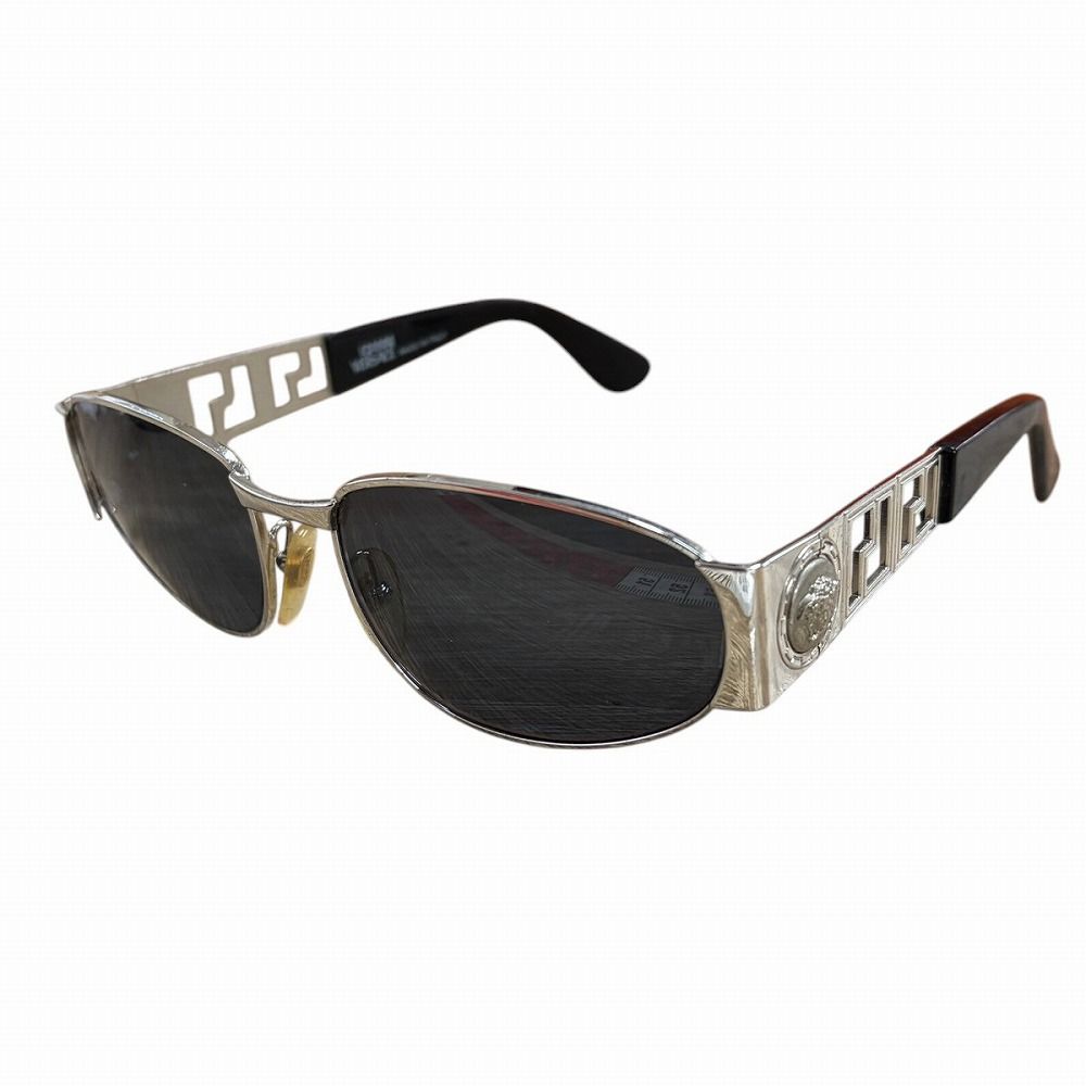 Gianni Versace ジャンニ・ヴェルサーチ サングラス メデューサロゴ シルバー レディース 【中古】