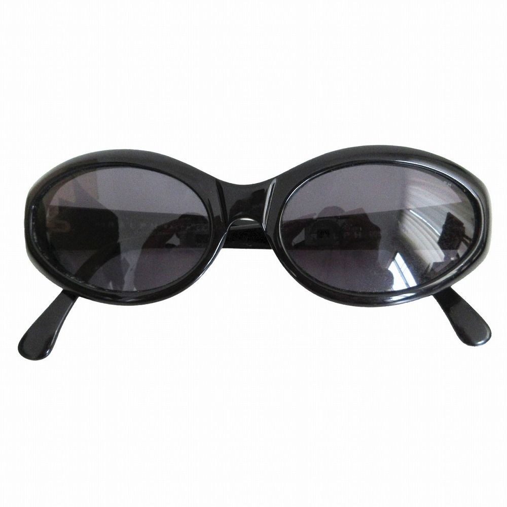 RALPH LAUREN ラルフローレン サングラス 906/s 807 オーバル ブラック レディース 【中古】