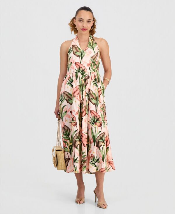アイエヌシー インターナショナル コンセプト レディース トップス ワンピース ミディ ホルター INC International Concepts Womens Halter Midi Dress