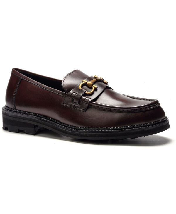 アンソニー ヴィア メンズ シューズ スリッポン・ローファー Anthony Veer A Veer Mens Baron Bit Loafers Brown ブラウン
