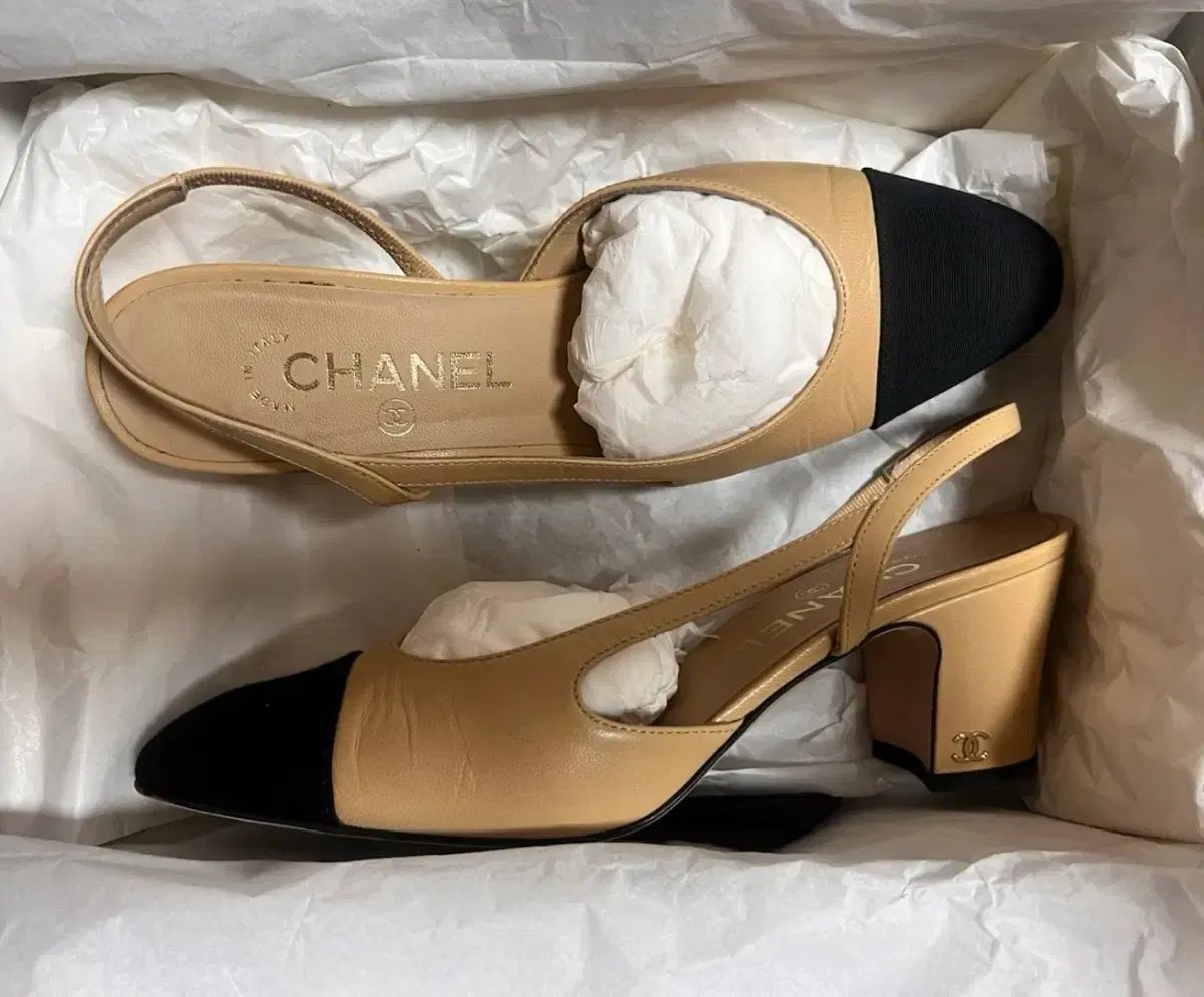(正規品) CHANEL シャネル スリングバック (37C)