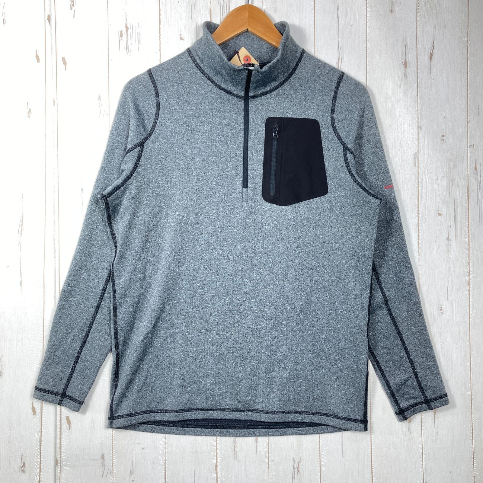 ?️Men's M グレー系 Westcomb ( ウエストコム ) ストレイタム ジップ ネック Stratum Zip Neck 入手困難 PowerWool ポリエステル ウェア トップス アウター ジャケット フリース z00059