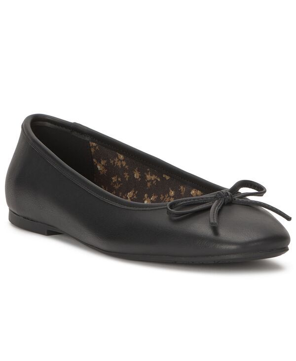 ラッキーブランド レディース シューズ パンプス Lucky Brand Womens Tinnia Bow Ballet Flats Black Smooth ブラック