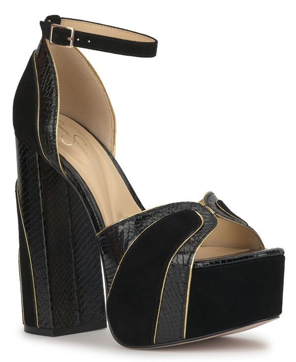 ジェシカシンプソン レディース シューズ サンダル プラットフォーム ヒール Jessica Simpson Womens Avele Platform Block Heel Dressandals