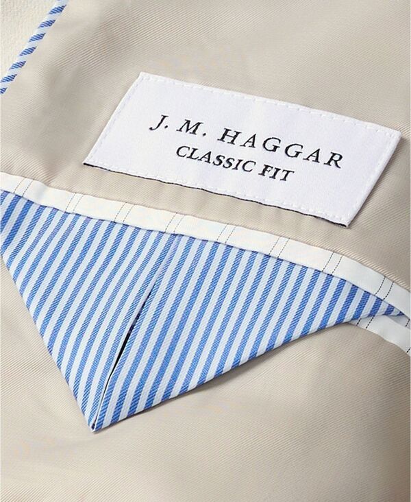 ハガー メンズ アウター ジャケット・ブルゾン Haggar Mens Premium Stretch ClassicFit Suit Jacket Natural
