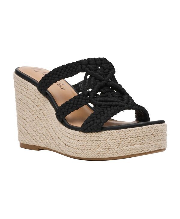 ワイルド ペアー レディース シューズ サンダル Wild Pair Womens Cally Wedge Sandals Black ブラック