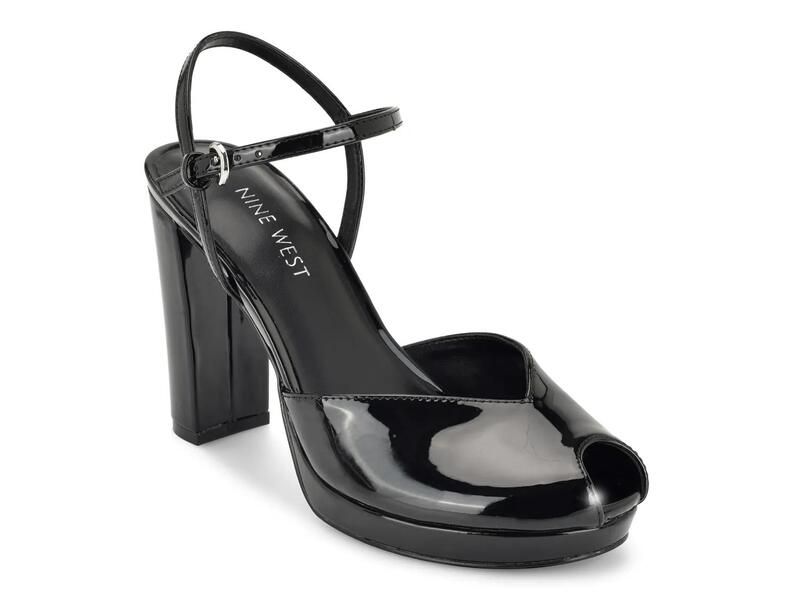 ナインウェスト レディース シューズ パンプス プラットフォーム Nine WestElanna Platform Pump Black Patent Synthetic ブラック