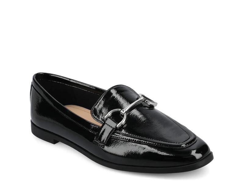 ジャーニー レディース シューズ スリッポン・ローファー JourneeMizza Loafer BLACKCRINKLE ブラック