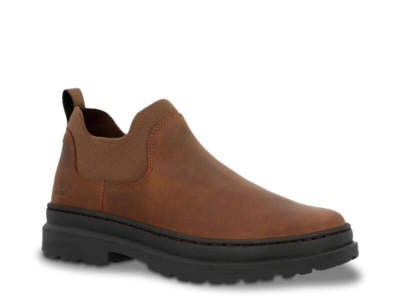 ジョージブーツ メンズ シューズ スリッポン・ローファー Georgia BootRomeo Superlyte Work SlipOn Mens Dark Brown ブラウン