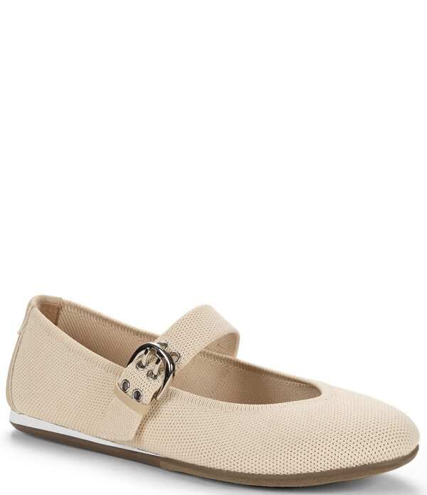 ミートゥー レディース シューズ パンプス ニット Me Too Vessie Stretch Knit Mary Jane Flats Ivory アイボリー