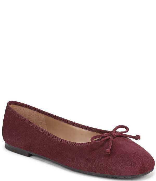 サムエデルマン レディース シューズ パンプスエード Sam Edelman Alie Suede Bow Detail Ballet Flats Viola SE