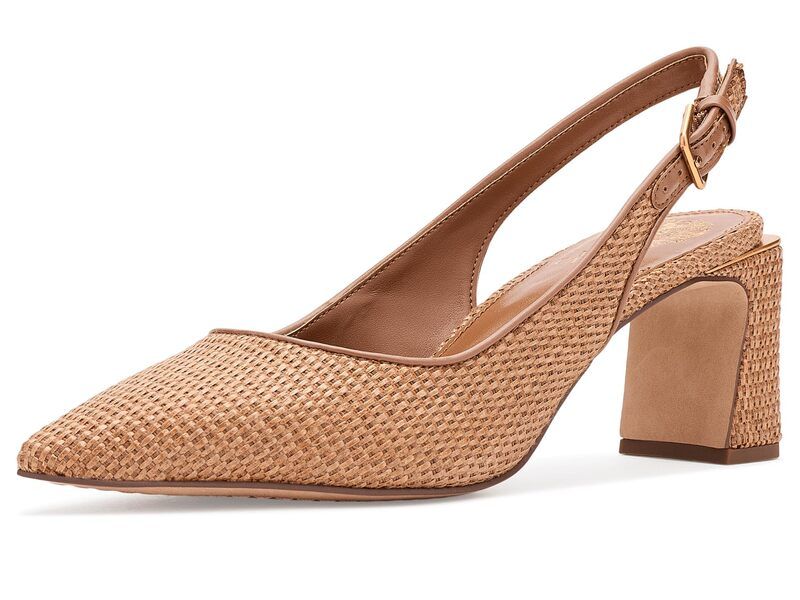 ヴィンスカムート レディース シューズ ヒール Vince Camuto Hamden Buckle Slingback Pump Golden Walnut