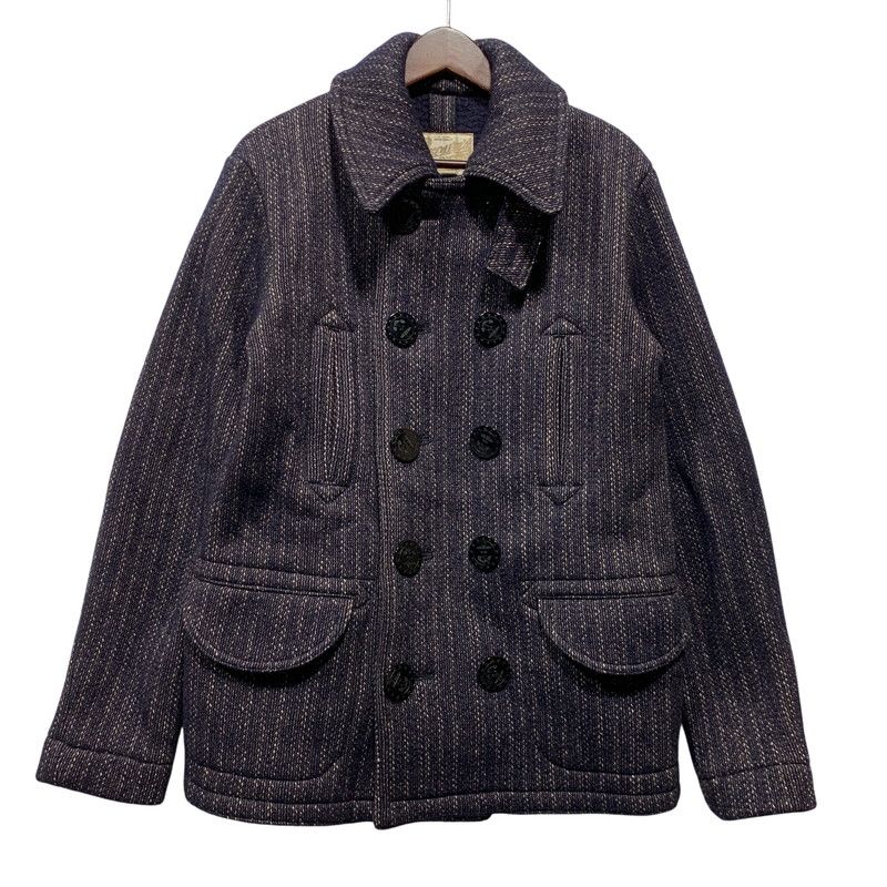 【中古品】 BROWNS BEACH JACKET ブラウンズビーチ WOOL COTTON PEA COATBBJ7-007 ウール コットン ピーコート 【145-260628-as-31-izu】