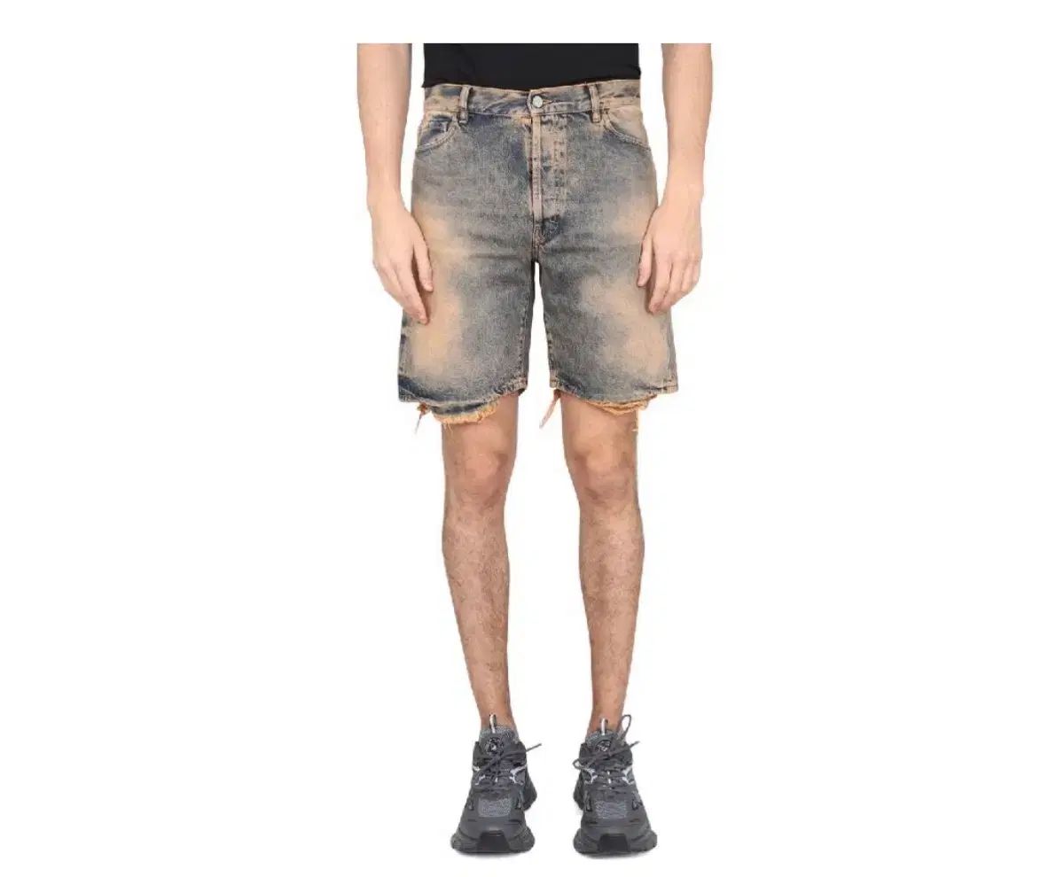 Acid Wash Shorts Aries Denim Men