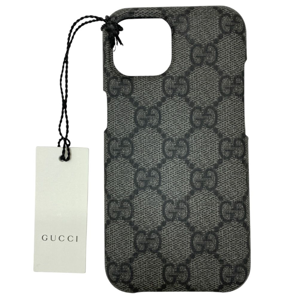 新品 GUCCI グッチ iPhone 15 アイフォンケース スマホケース GGスプリーム 760210 PVC グレー 保護 持ち運び 上品 洗練 高級感 実用的 デイリー 人気
