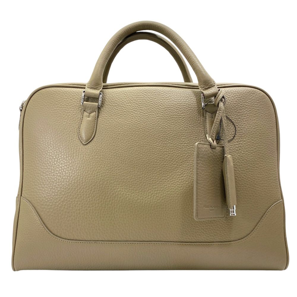 未使用 PELLE MORBIDA ペッレ モルビダ Maiden Voyage ブリーフバッグ ビジネスバッグ 1室タイプ MB075 レザー グレージュ 上品 洗練 高級感 実用的 通勤 出張 収納力 人気