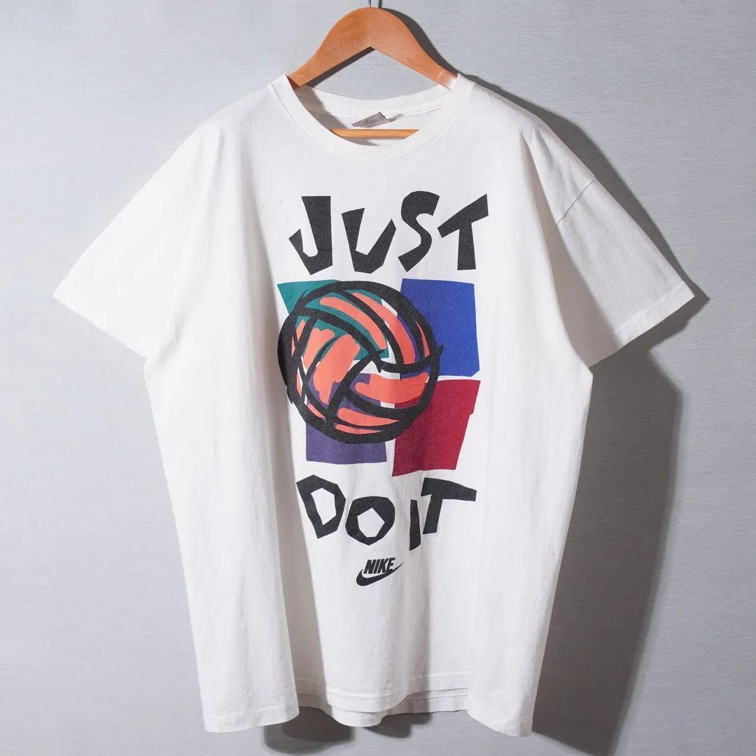 90s USA製 NIKE Tシャツ L vintage 銀タグ 白タグ y2k 90s USA製 銀タグ ナイキ NIKE Tシャツ XL 相当 ホワイト シングル