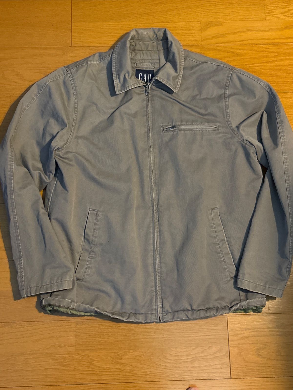 90s OLD GAP　スウィングトップ　スイングトップ　ブルゾン　カーキ　オリーブ　グレージュ　XL相当