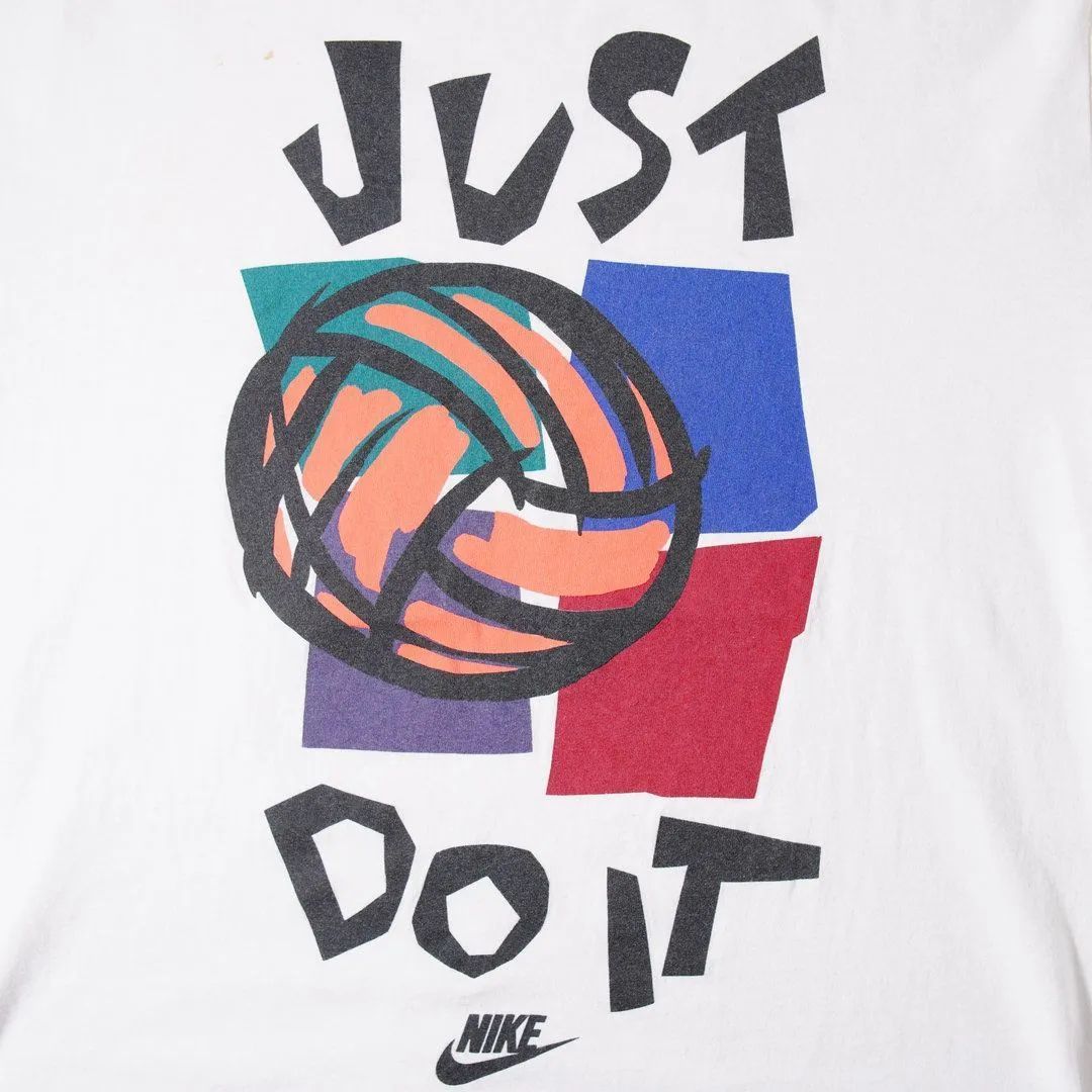 90s USA製 銀タグ ナイキ NIKE Tシャツ XL 相当 ホワイト シングル