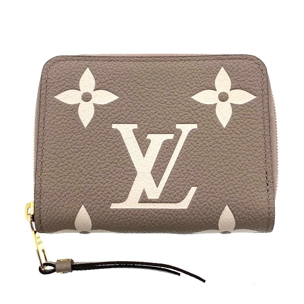LOUIS VUITTON ルイ・ヴィトン ジッピー コインパース コインケース M69797 レディース モノグラムアンプラント ベージュ 中古