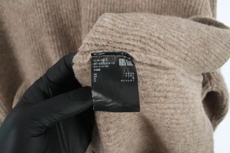 専用５個 M出品 UNIQLO (WOMEN - L) ウールブレンド スフレヤーン モックネック