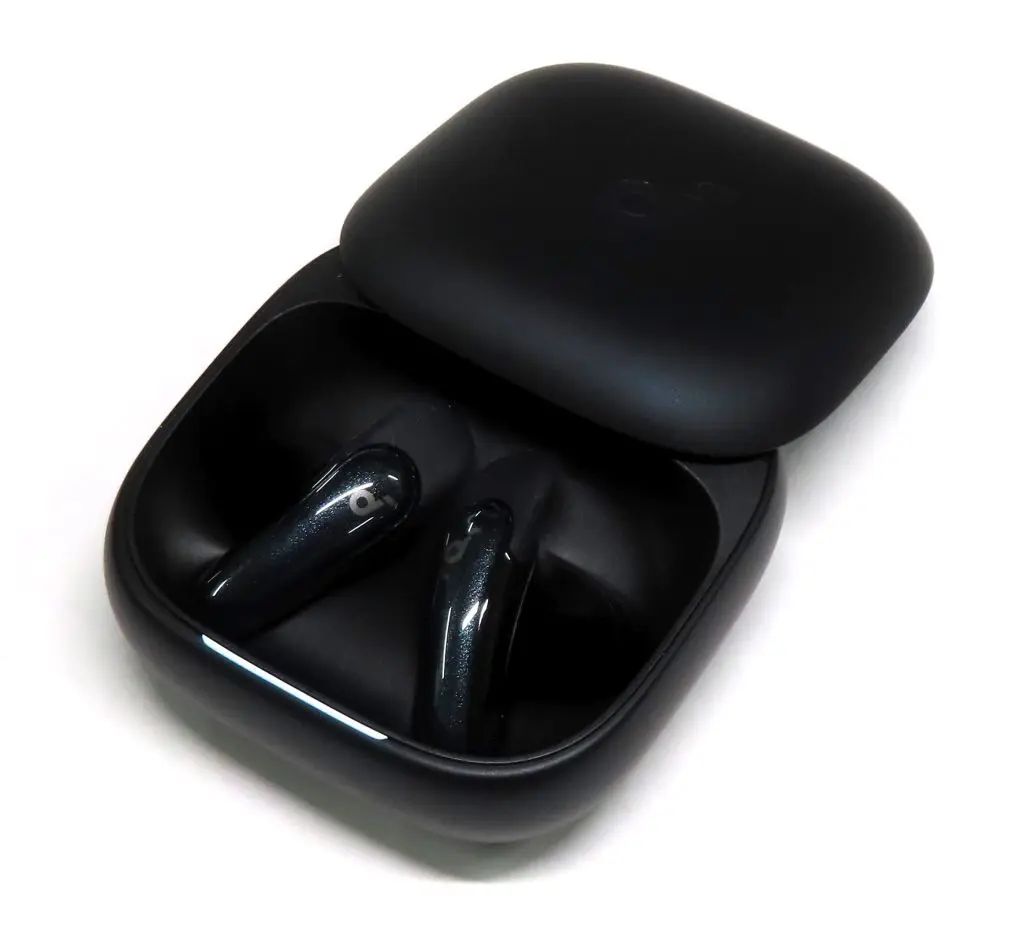 【中古】ヘッドフォン Anker ワイヤレスイヤホン SoundCore Liberty Buds (ミッドナイトブラック) [D1200N11]