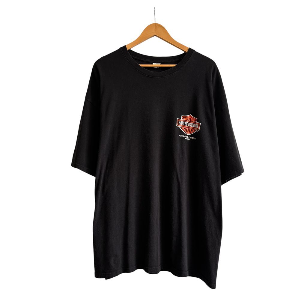 00s~ YAZBEK HARLEY-DAVIDSON ハーレーダビッドソン グラフィックTシャツ ロゴT 黒 ブラック NO.T755 9,900円