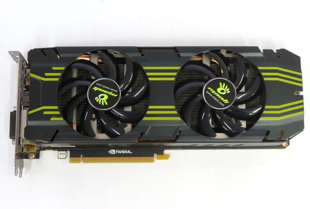 中古】グラフィックボード Manli GeForce GTX 1080 with Twin Coole
