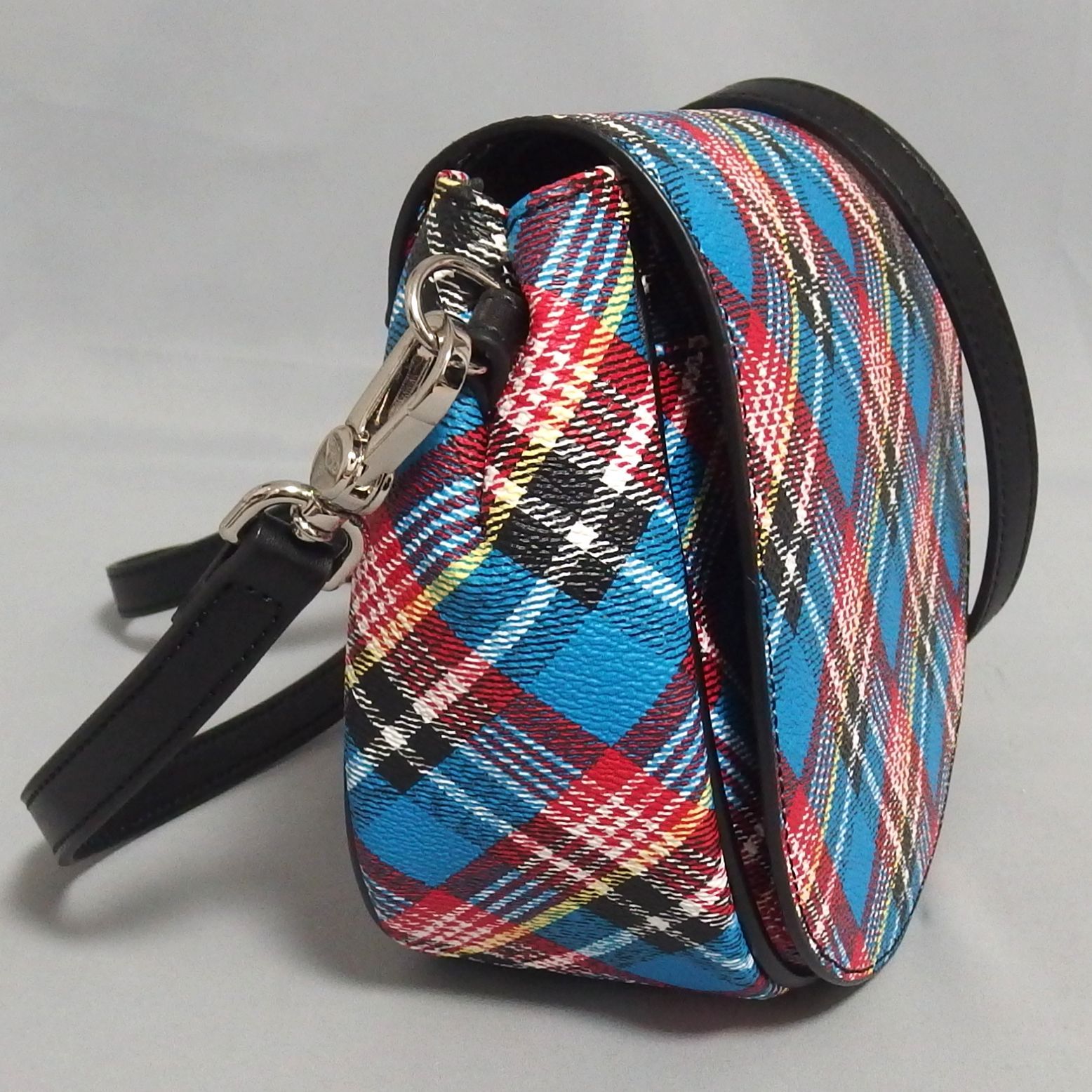 極美品☆Vivienne Westwood ANGLOMANIA タータンチェック チャーム付き 