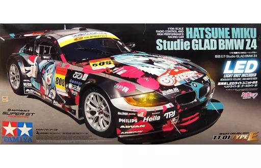 【中古】ラジコン 1/10 初音ミク Studie GLAD BMW Z4 「初音ミク」 電動RCカーシリーズ 組み立てキット [58442]