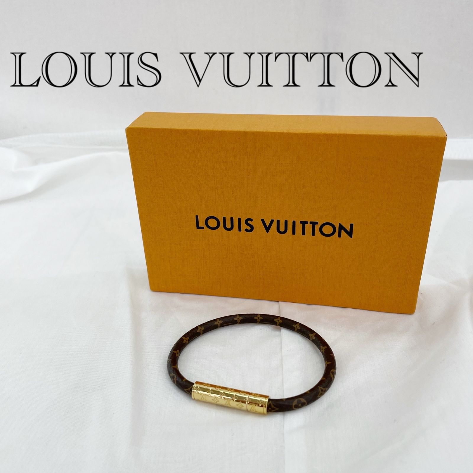 LOUIS VUITTON M6334F ブラスレLV ブレスレット Louis Vuitton ルイヴィトン モノグラム ブラスレ LVコンフィ