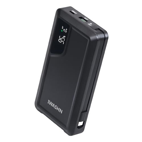 ノートパソコン用 125W高出力25000mAh/90Wh大容量3ポートPD対応 USB-C 65w/(type-cケーブル内蔵) 60w / USB-A 22.5w パススルー低電流モード搭載 入力60W急速充電対応 マルチ保護機能搭載 PSE認証済み ｍａ