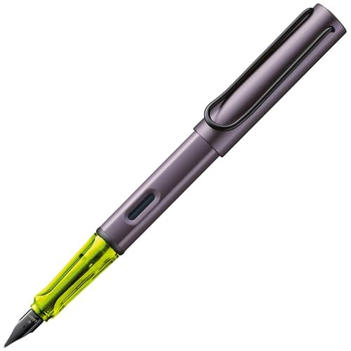 LAMY AL-STAR Aubergine - 人間工学に基づいたグリップと研磨されたスチールペン先Fサイズの万年筆 - 軽量アルミニウムボディ - LAMY T 10ブルーカートリッジを含む - 右利き用ma