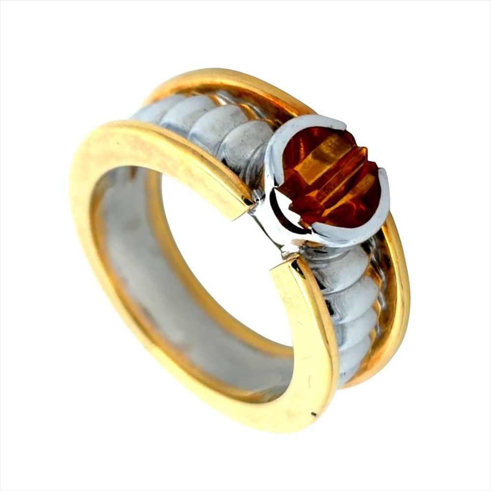 ジョージジェンセン Georg Jensen バイカラー リング 指輪 約12号