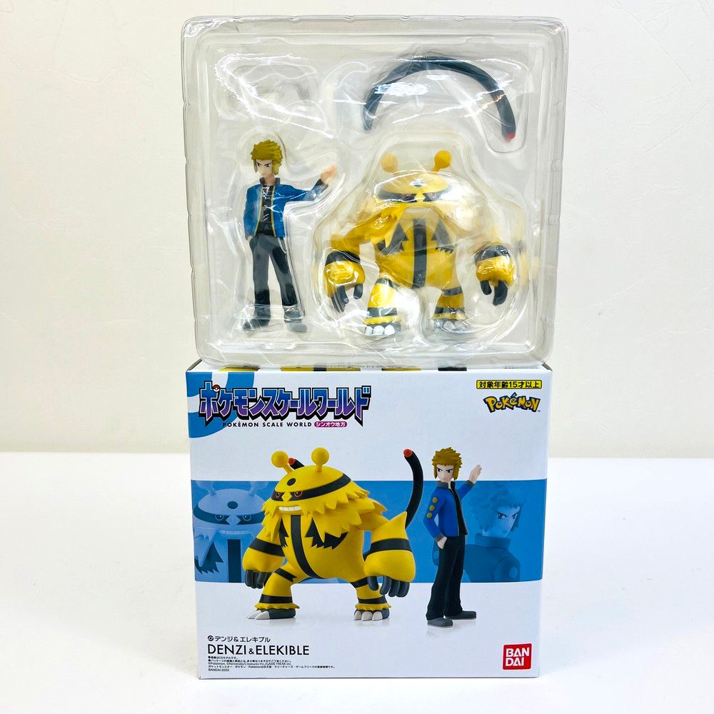 美品 バンダイ ポケモンスケールワールド シンオウ地方 デンジ＆エレキブル 美品 現状品