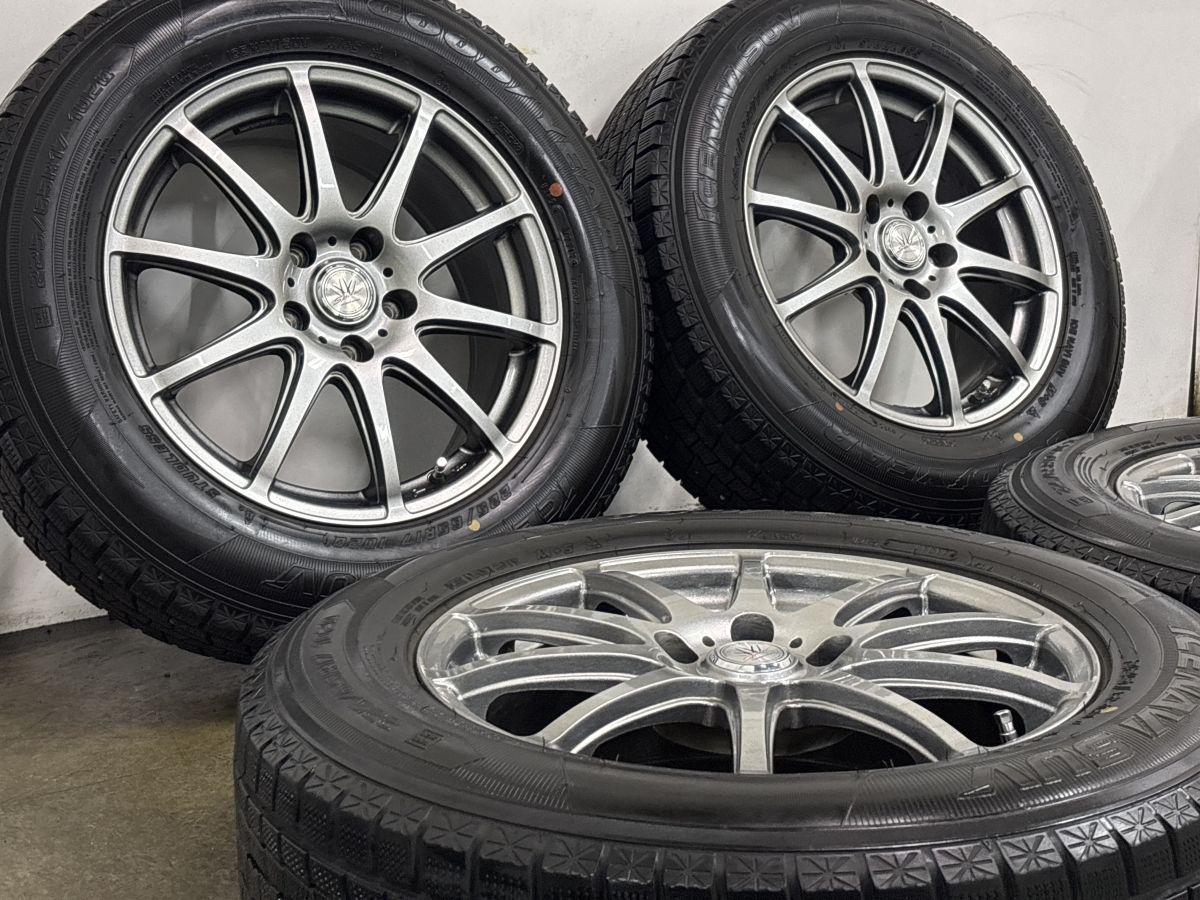 美品 バリ溝】ロクサーニスポーツ 17in 7J +48 PCD114.3 グッドイヤー