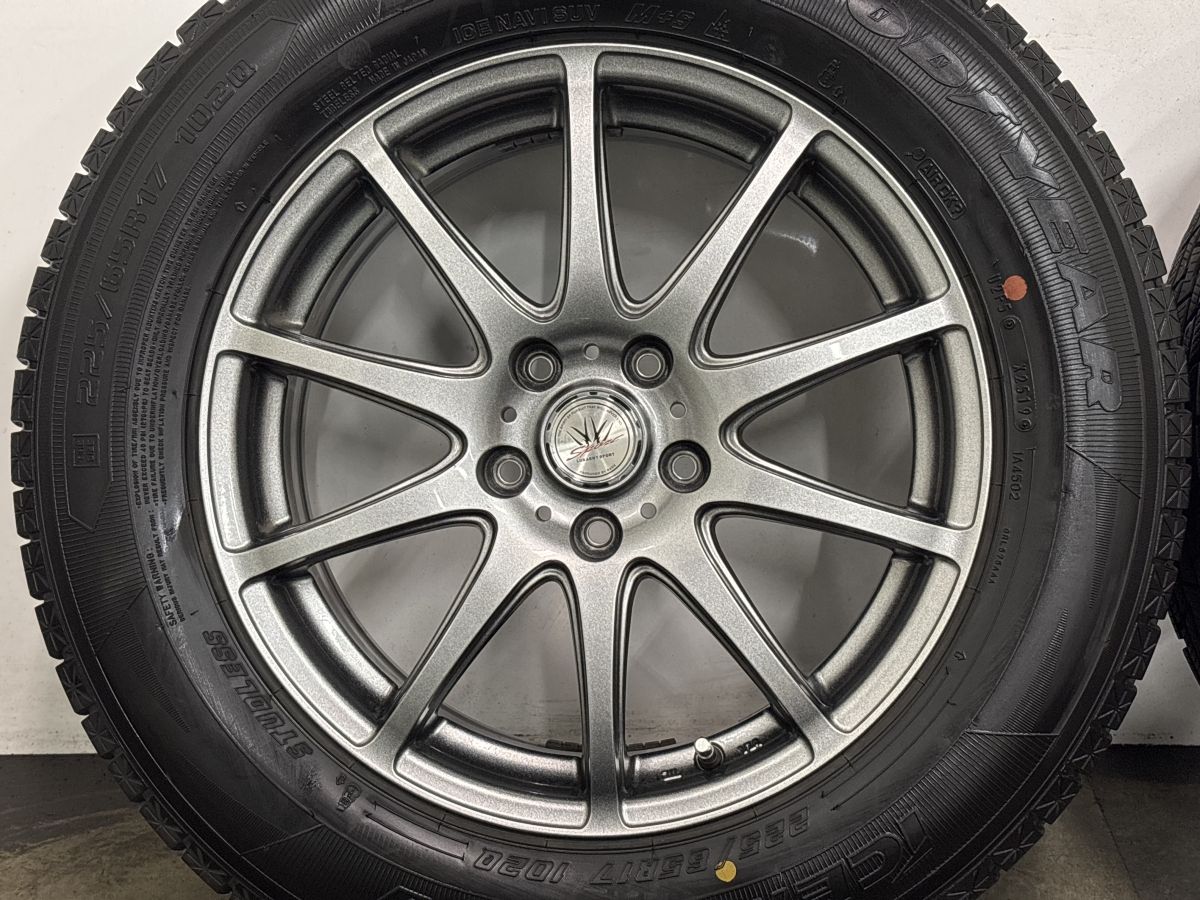 美品 バリ溝】ロクサーニスポーツ 17in 7J +48 PCD114.3 グッドイヤー