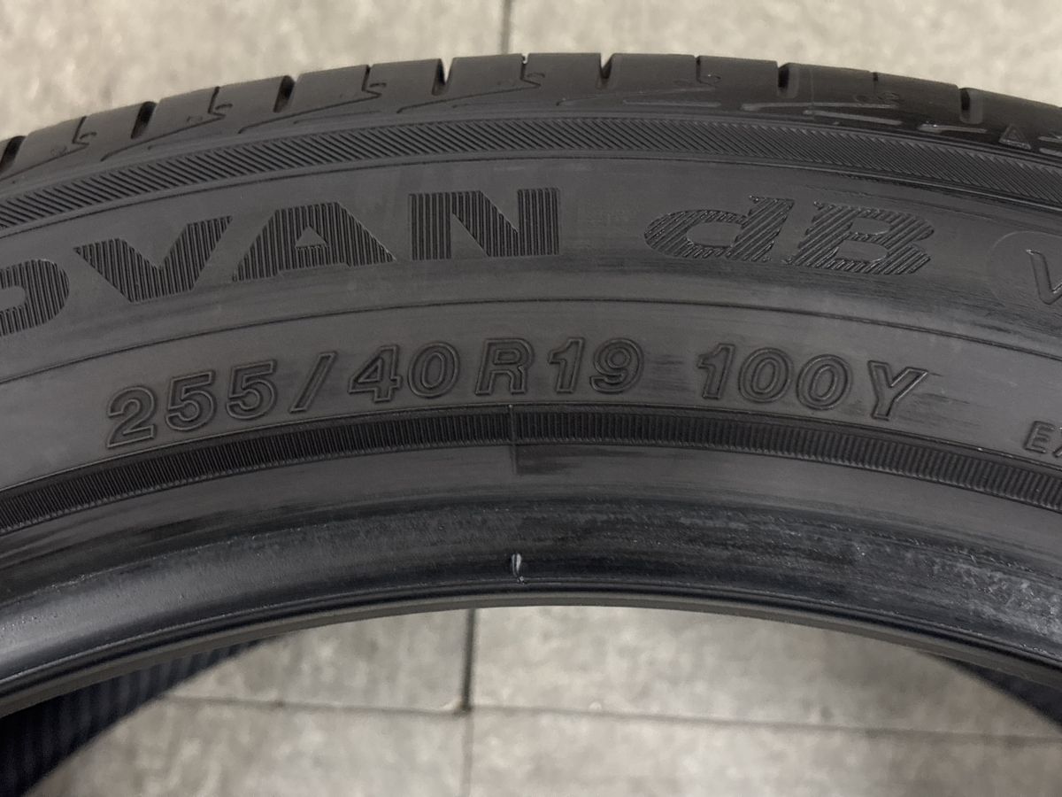 バリ溝】ヨコハマ アドバン dB V552 255/40R19 2本 アウディ A6 A7 Q3 