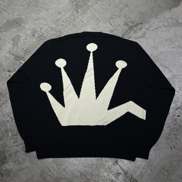 STUSSY 22aw BENT CROWN SWEATER SIZE-XL ステューシー ベント