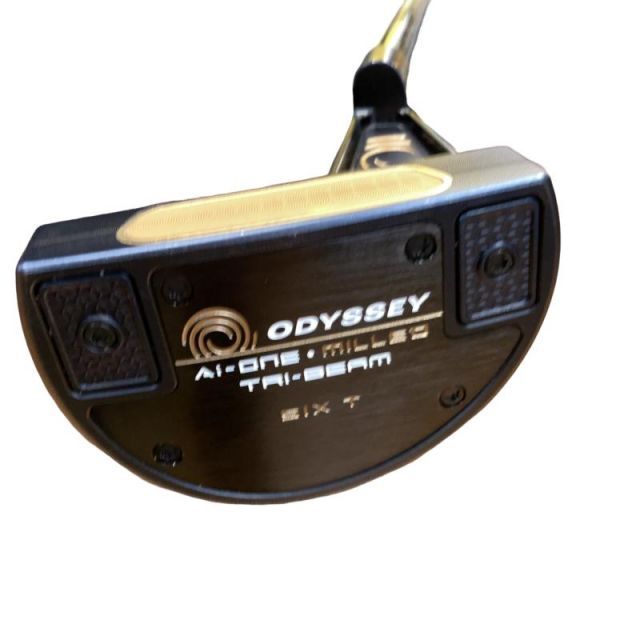 【中古】 オデッセイ Ai-ONE・MILLED TRI-BEAM SIX T 34インチ パター PT STROKE LAB 90 スチール (フレックスその他) メンズ 男性用 右利き 右用 Bランク ゴルフクラブ
