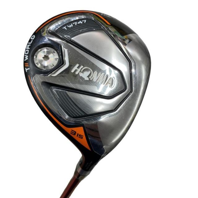 【中古】 本間ゴルフ TOUR WORLD TW747 3W フェアウェイウッド FW VIZARD FD-6 (フレックスS) メンズ 男性用 右利き 右用 Cランク ゴルフクラブ