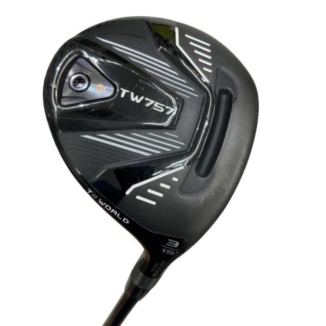 【中古】 本間ゴルフ TOUR WORLD TW757 3W フェアウェイウッド FW VIZARD for TW757(FW) (フレックスS) メンズ 男性用 右利き 右用 Cランク ゴルフクラブ