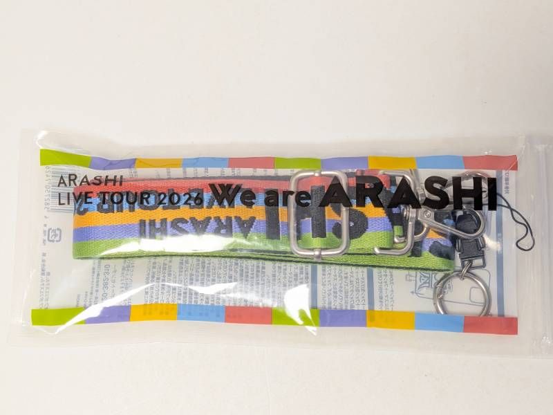 嵐 フォンタブストラップ ARASHI LIVE TOUR 2026 We are ARASHI